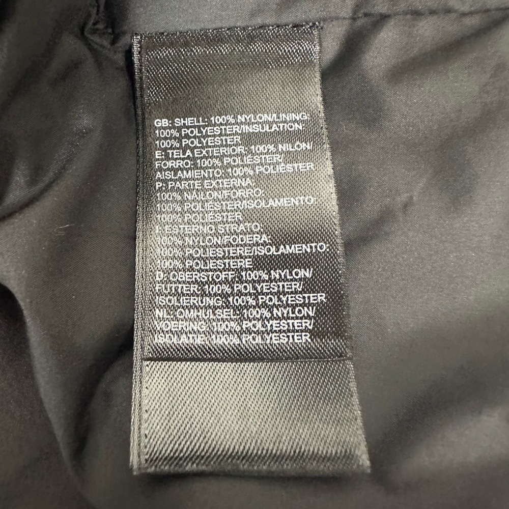The North Face Womens Insulated Luna Vest Size S Black Quilted Zip Front Pockets - Picture 12 of 16